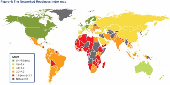  09 the_networked_readiness_index_2013_map - Map J 